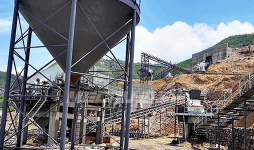 廣西時產量150-250噸河卵石制砂生產線